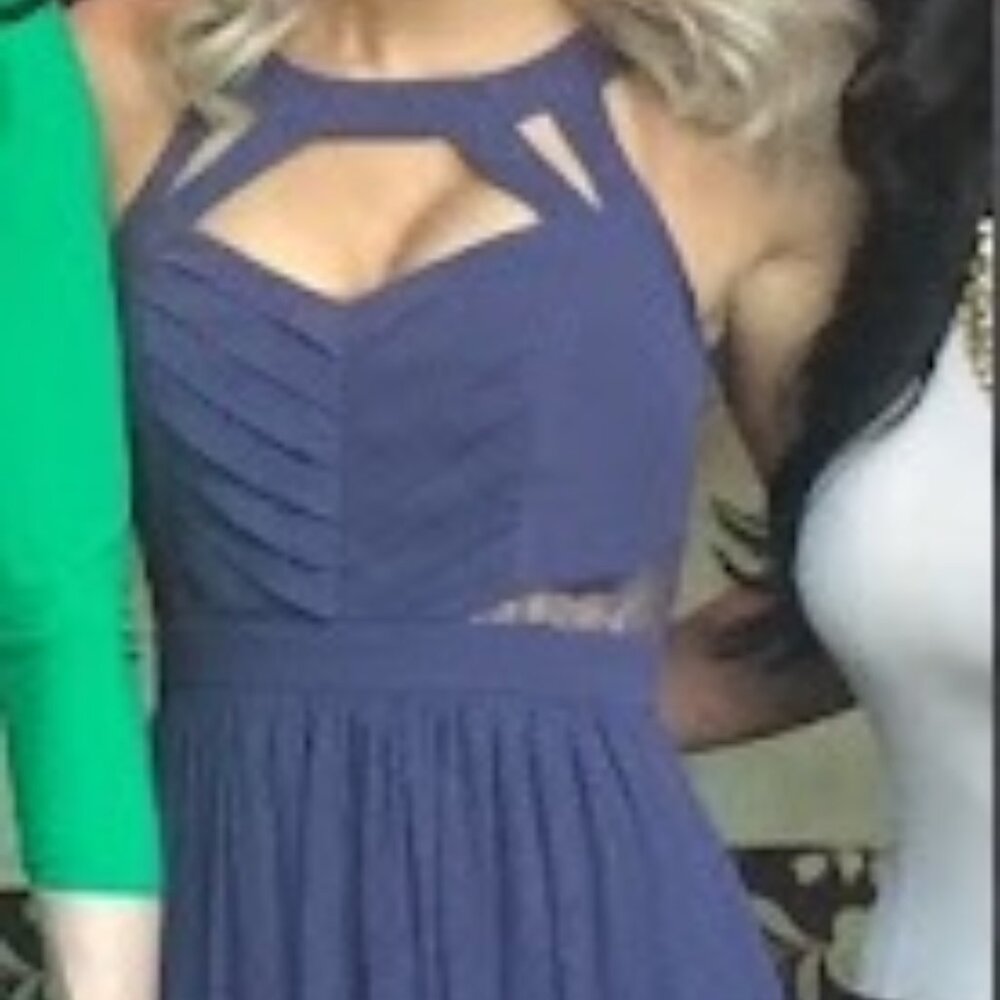 BCBG chiffon maxi dress